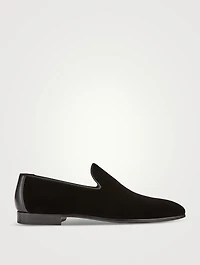 Jareth Velvet Slip-On Loafers