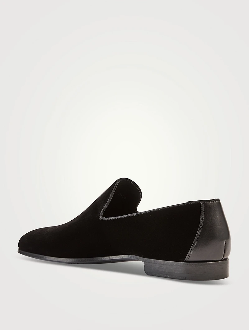 Jareth Velvet Slip-On Loafers