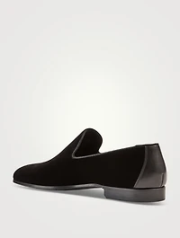 Jareth Velvet Slip-On Loafers