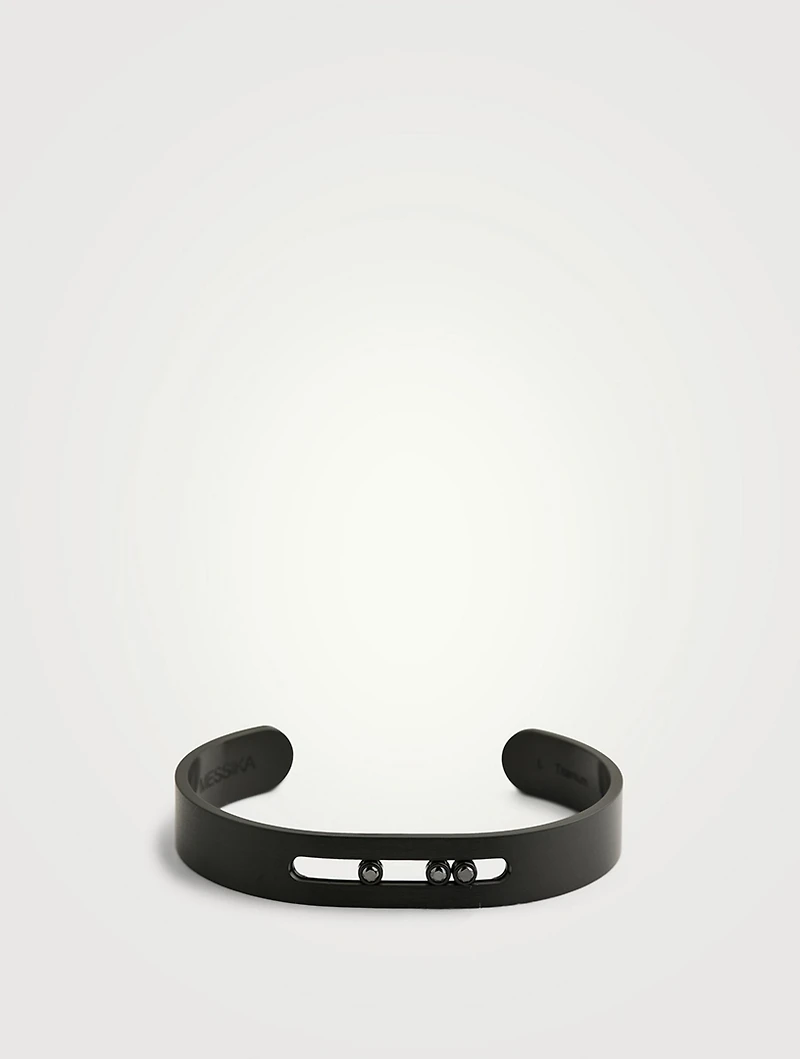 Move Titanium Bracelet With Diamonds