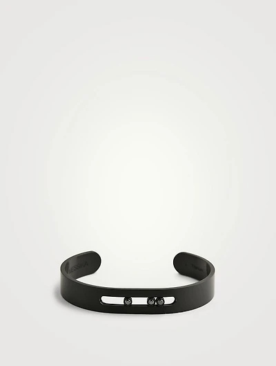 Move Titanium Bracelet With Diamonds