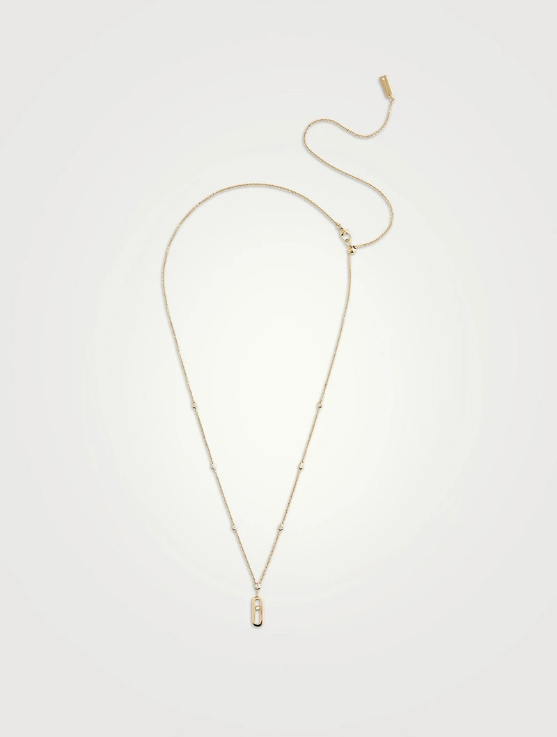 Move Uno 18K Gold Necklace With Diamonds