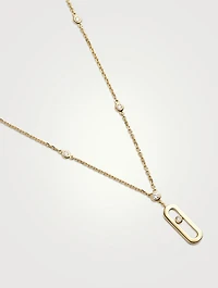 Move Uno 18K Gold Necklace With Diamonds