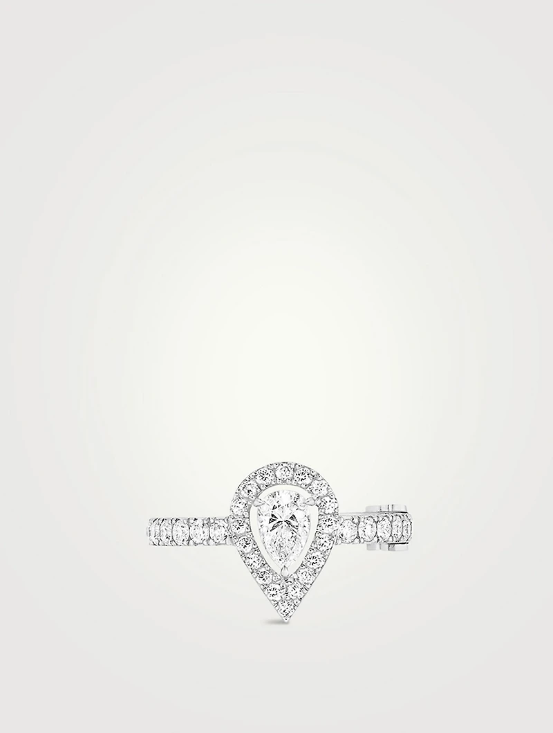 My Twin White Gold Mono Earring With Diamonds