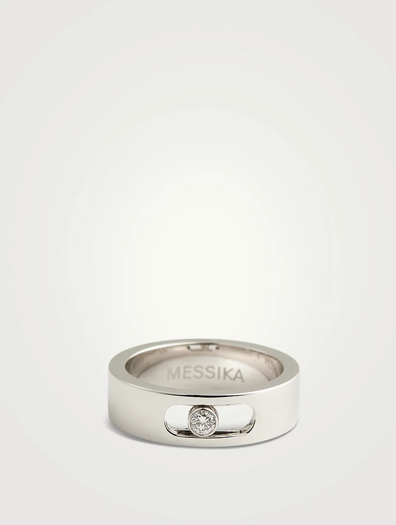 Move Joaillerie 18K White Gold Diamond Ring