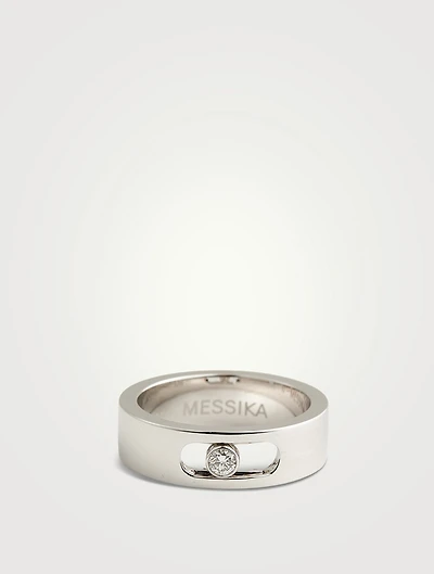 Move Joaillerie 18K White Gold Diamond Ring