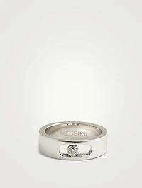 Move Joaillerie 18K White Gold Diamond Ring