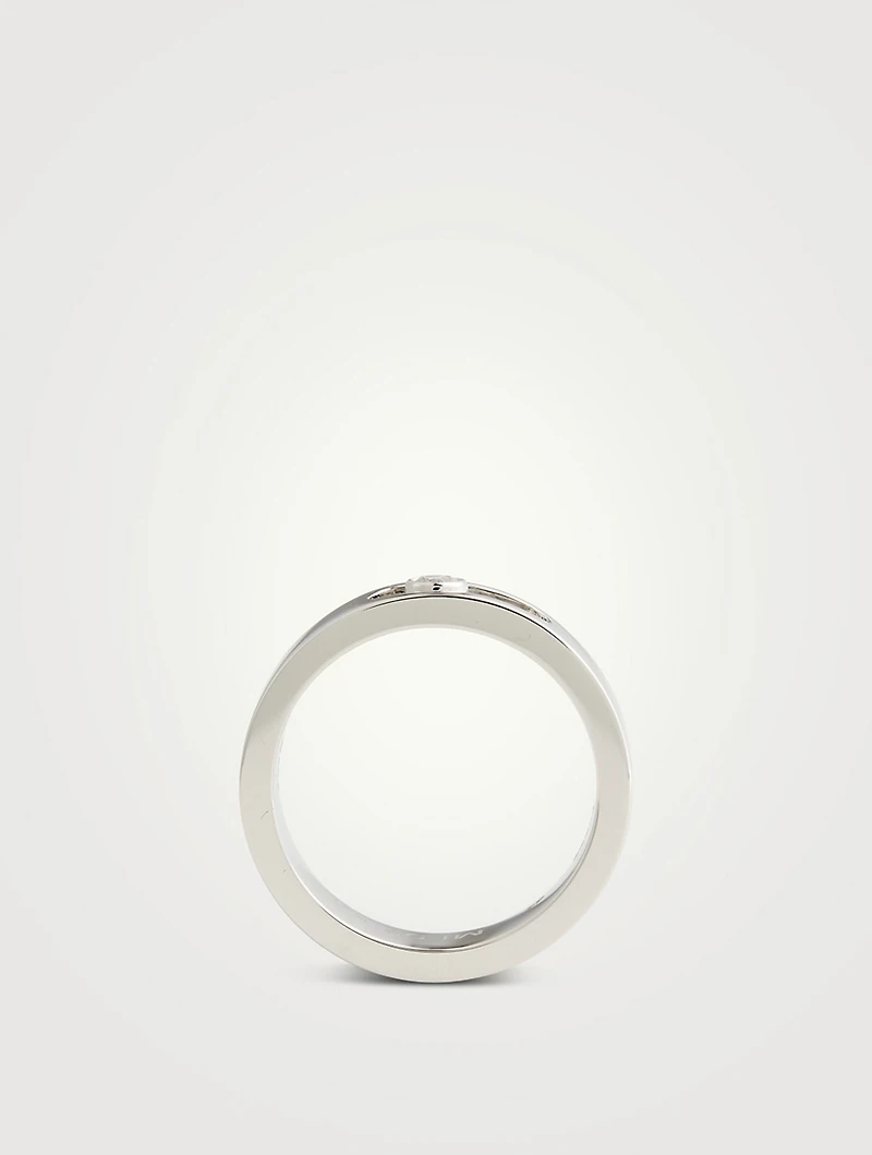 Move Joaillerie 18K White Gold Diamond Ring