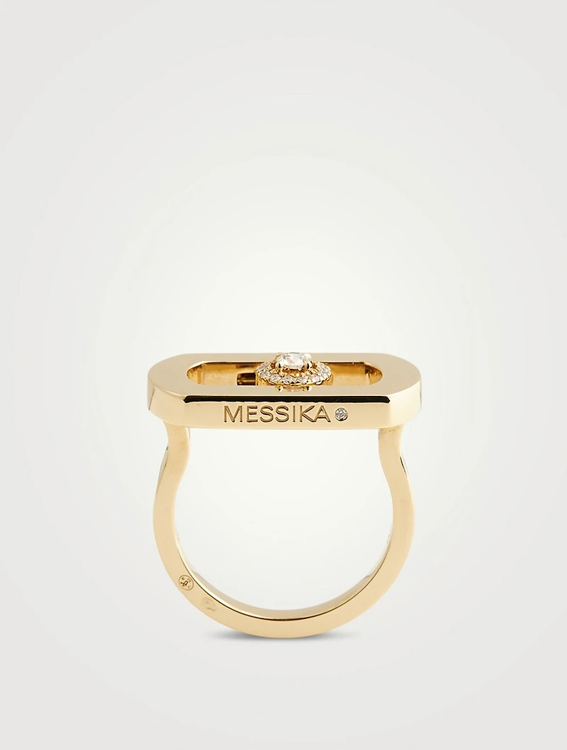 So Move 18K Gold Ring With Diamonds