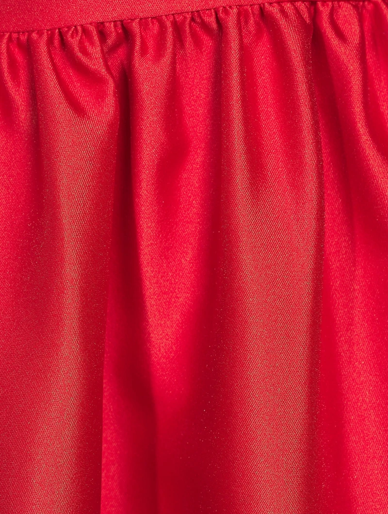 Embellished Taffeta Midi Dress