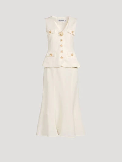 Suiting Midi Dress
