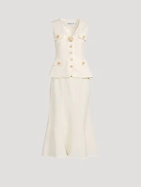 Suiting Midi Dress