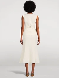 Suiting Midi Dress