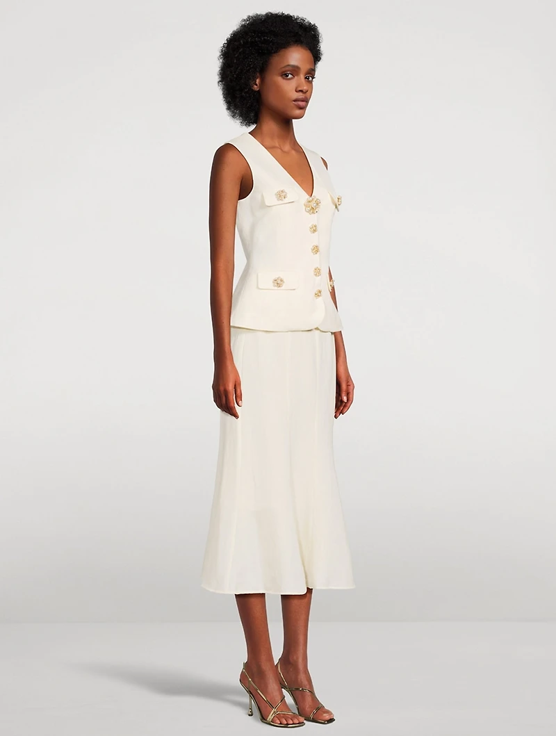 Suiting Midi Dress