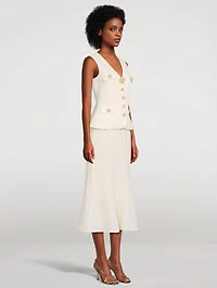 Suiting Midi Dress