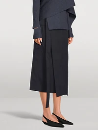 Trench Wrap Skirt
