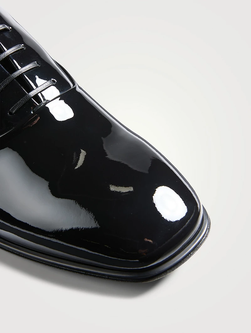 Patent Leather Oxford Shoes