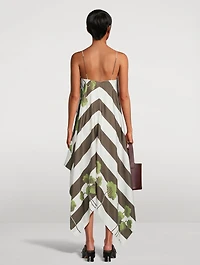 Loewe x Paula's Ibiza Printed High-Low Dress