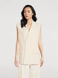 Sleeveless Car Blazer