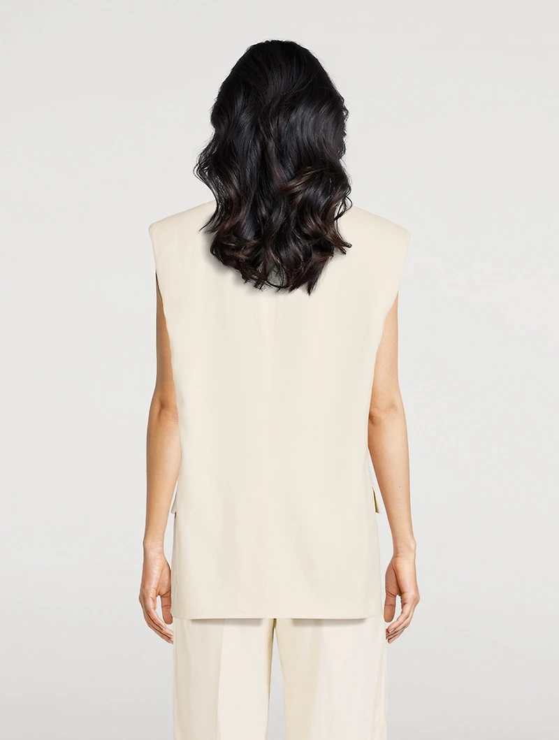 Sleeveless Car Blazer