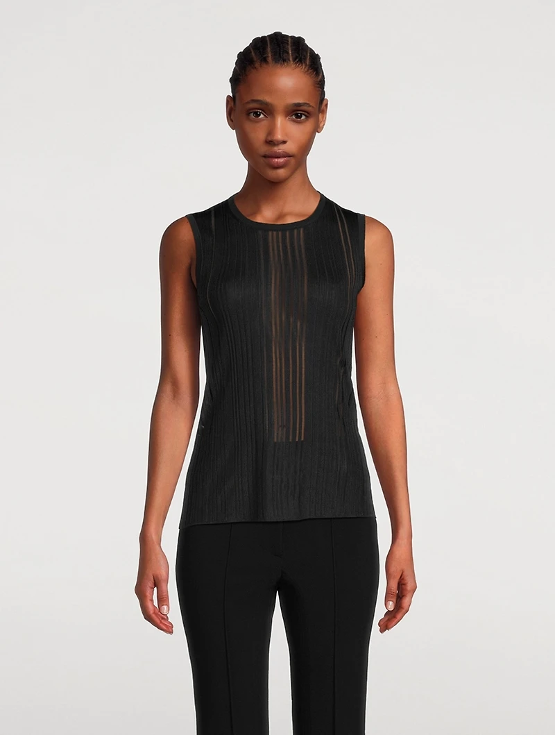 Open-Back Tank Top