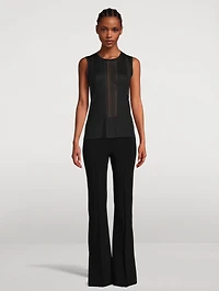 Open-Back Tank Top