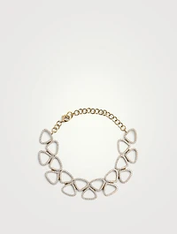 Trina 18K Gold Reversible Bracelet With Pavé Diamonds