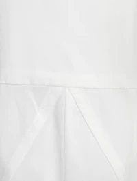 Voyou Asymmetric Cotton Poplin Midi Dress