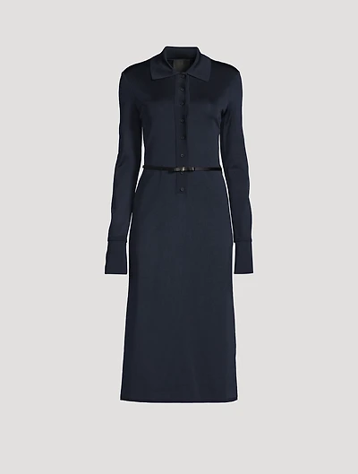 Belted Polo Dress