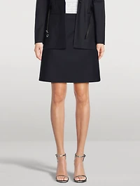 Voyou Wool And Mohair Mini Skirt