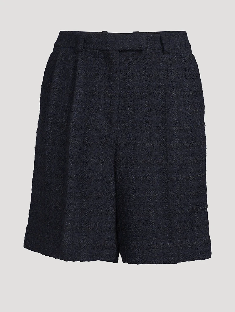Tweed Bermuda Shorts
