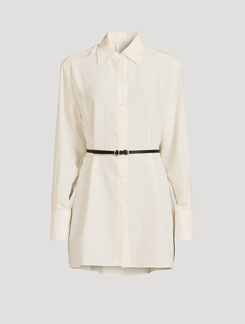 Voyou Belted Silk Shirt