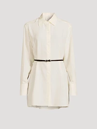 Voyou Belted Silk Shirt