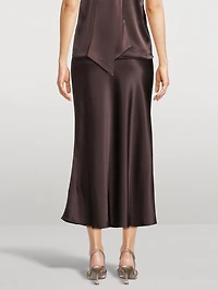 Valetta Satin Slip Skirt
