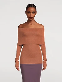 Corte Off-The-Shoulder Sweater
