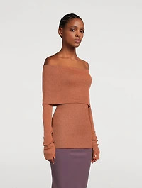 Corte Off-The-Shoulder Sweater