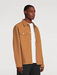 Michigan Faux Suede Jacket