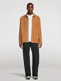 Michigan Faux Suede Jacket