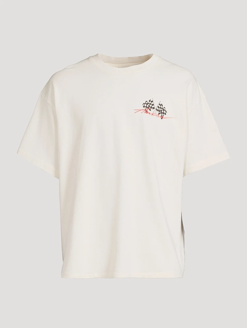 Racing Flag Cotton T-Shirt
