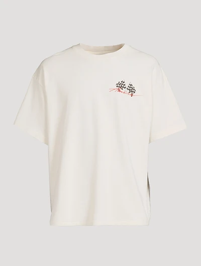 Racing Flag Cotton T-Shirt