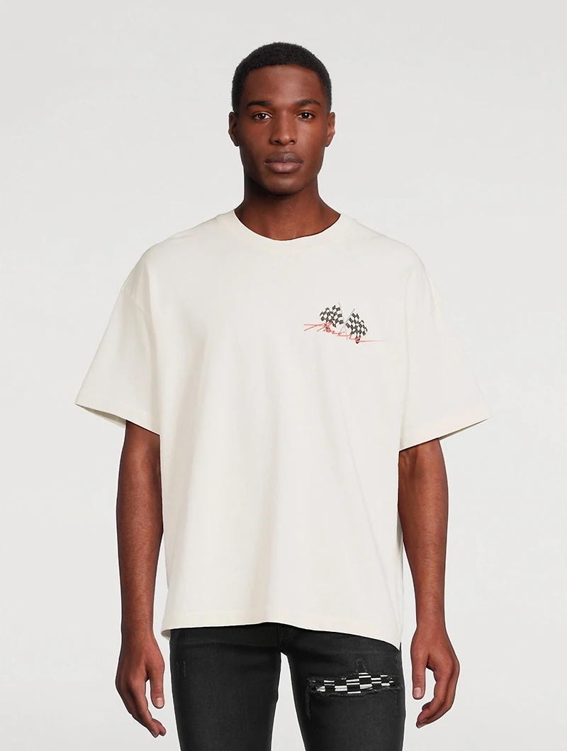 Racing Flag Cotton T-Shirt
