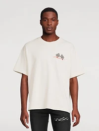 Racing Flag Cotton T-Shirt
