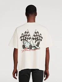 Racing Flag Cotton T-Shirt