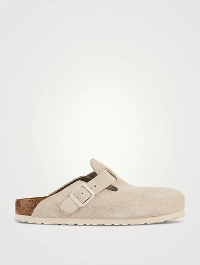 Boston Suede Clogs