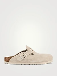 Boston Suede Clogs