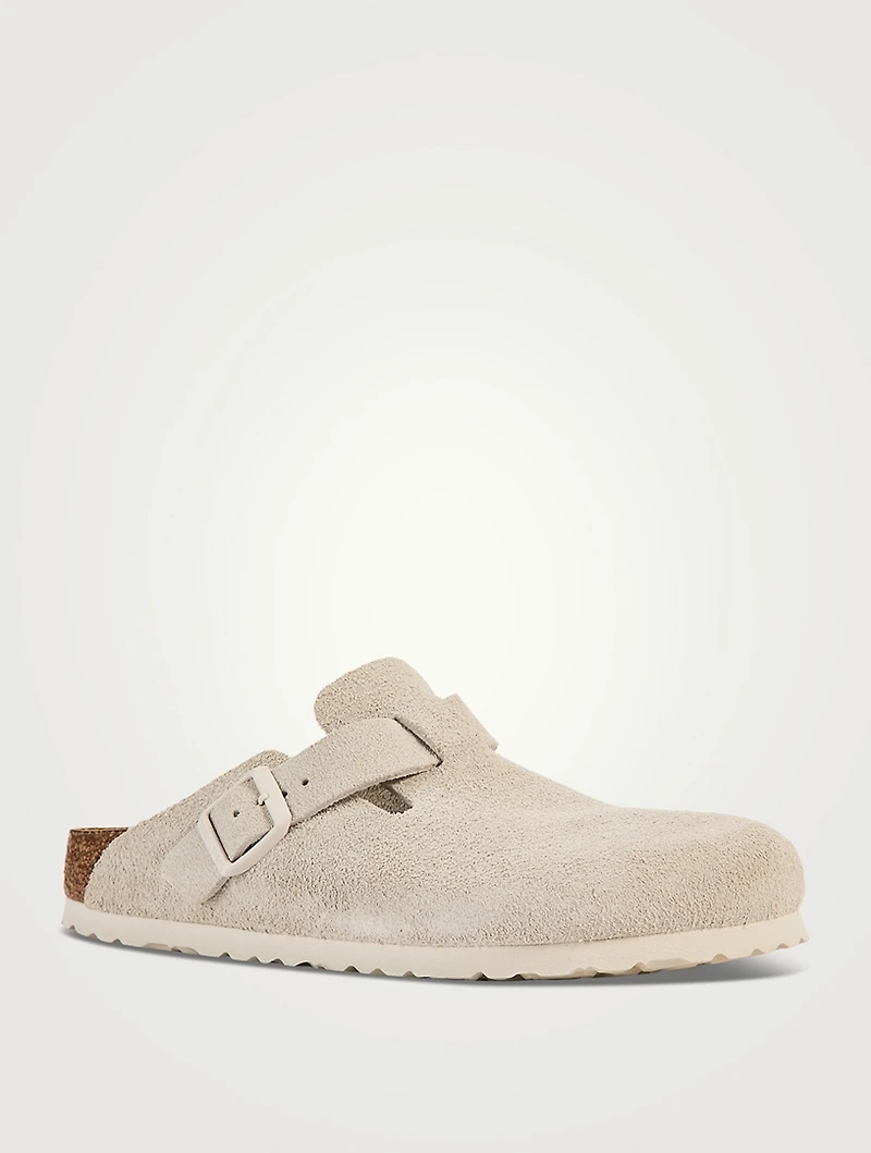 Boston Suede Clogs
