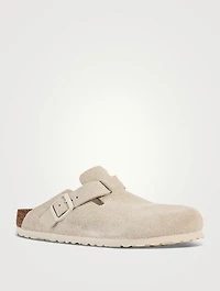 Boston Suede Clogs