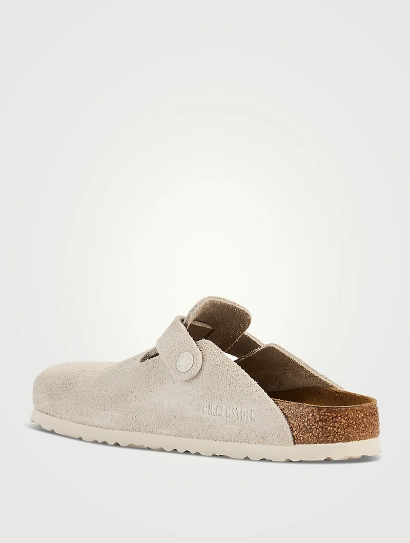 Boston Suede Clogs