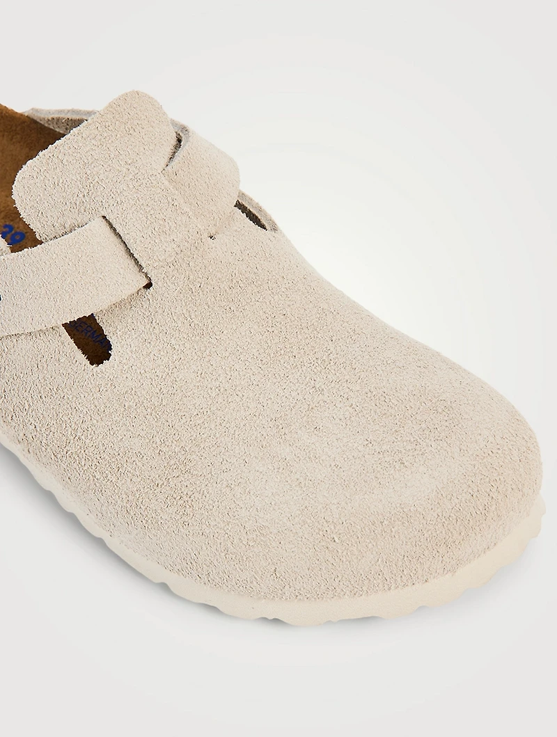 Boston Suede Clogs