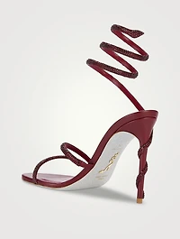 Margot Crystal Satin Sandals